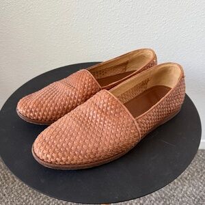 Nisolo Alejandro Woven Leather Slip-On Shoes